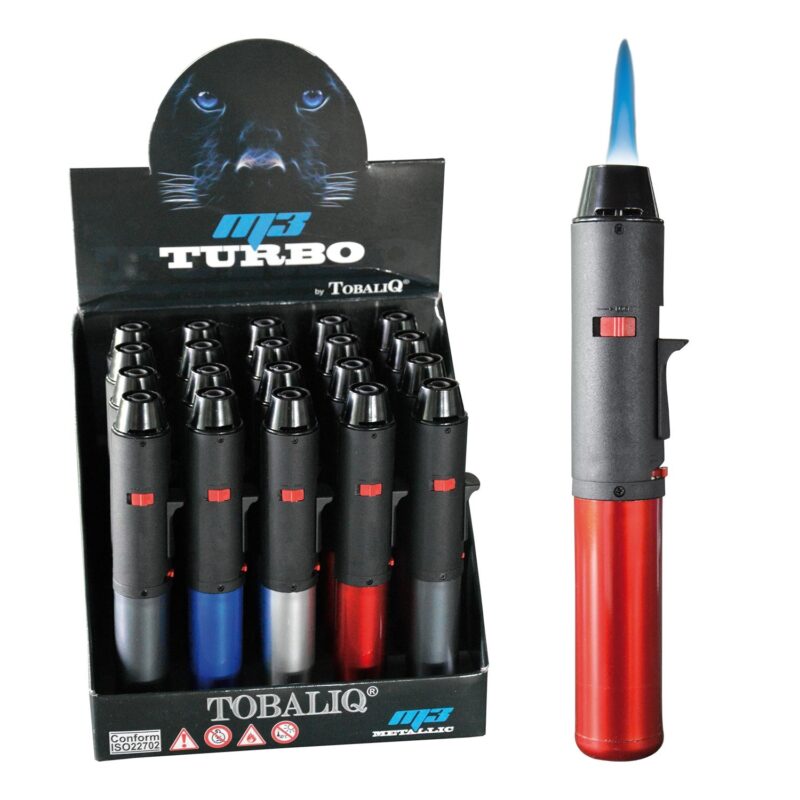 Jet-Storm aansteker M3 Turbo Metallic Kleur-mix
