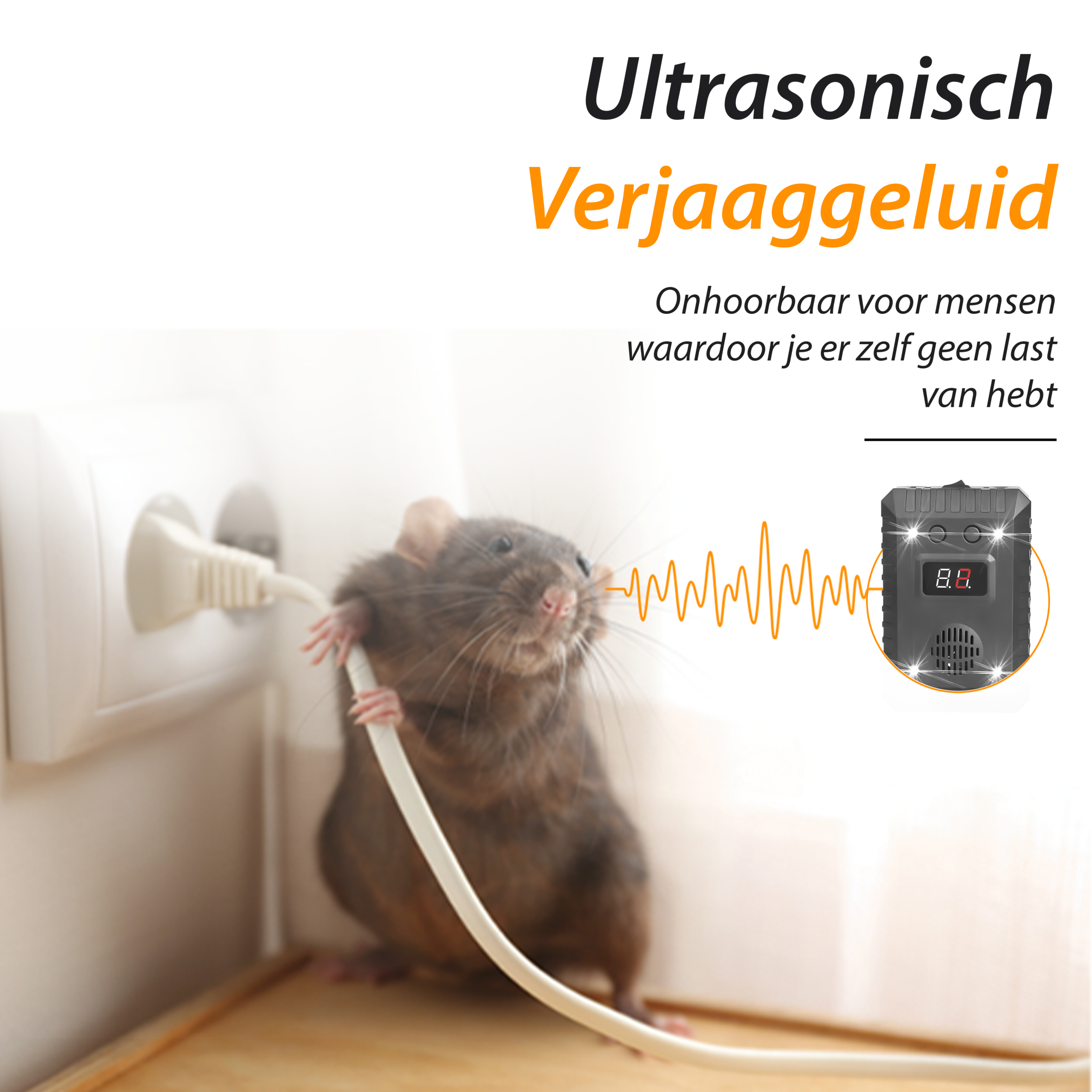 Deluxness®- Verjager - Marterverjager - Ultrasoon voor Auto - Ongedierte Verjager - Marters, Muizen & Ratten - Diervriendelijk - Werkt Op 12V Accu, Batterijen of Netstroom - Voor Binnen of in de Auto - Steenmarter verjager - 1 Stuk - Incl Batterijen - Afbeelding 6