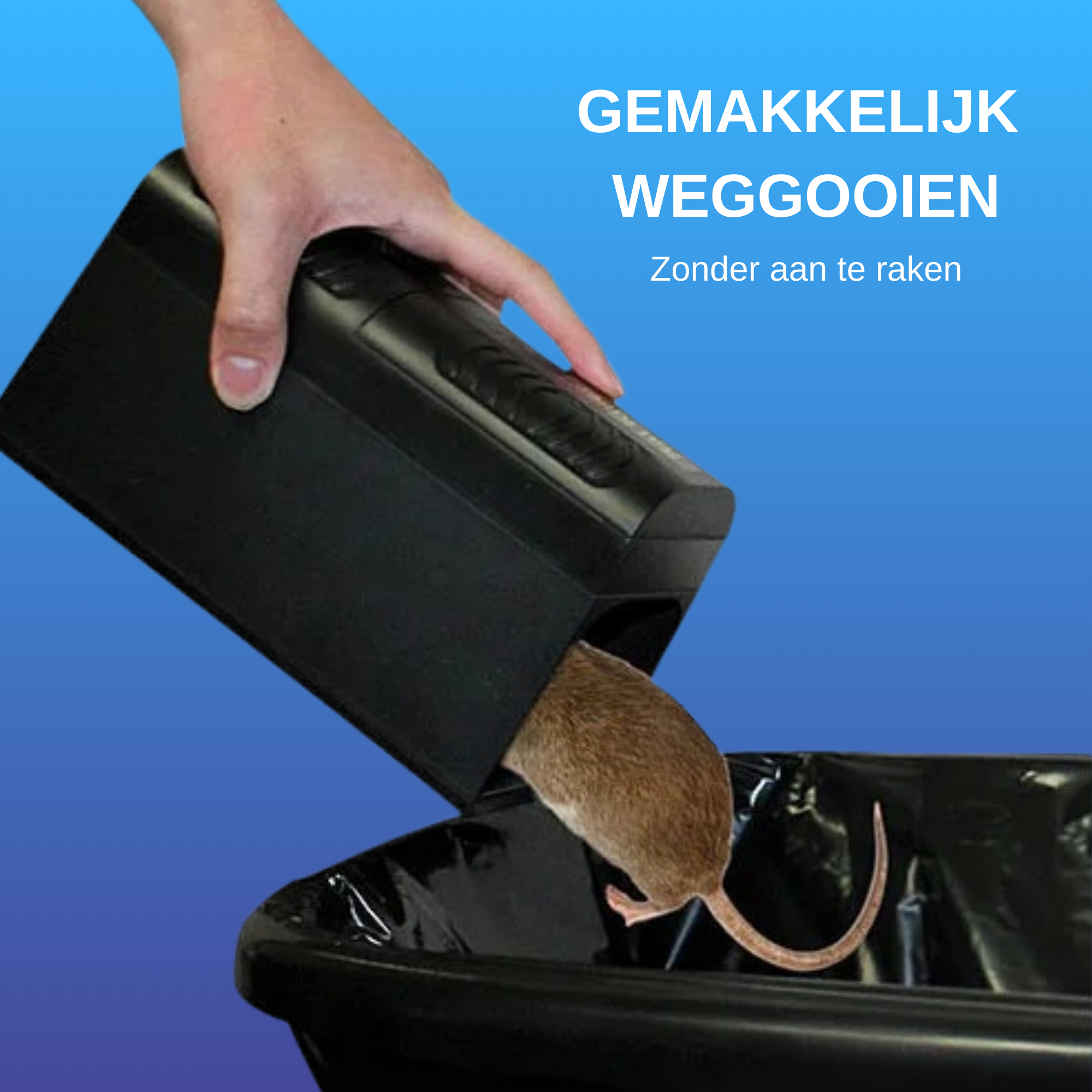 Deluxness® - Elektrische Muizenval - Rattenval - Muizenverjager - Muizenval voor Binnen - voor Buiten - 6000 tot 8000V - Muizenvallen - 100 % Pakkans - Afbeelding 6