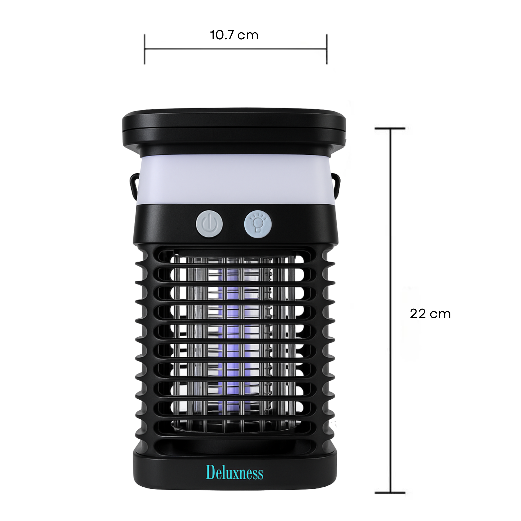 Deluxness® Muggenvanger - Muggenlamp- Elektrische - Vliegenvanger - Vliegenlamp - Insectenlamp - UV stand & Nachtlamp RGB - Ophangbaar - Oplaadbaar & Zonne-energie - Waterdicht - Incl. opvangbak & schoonmaakborstel - Afbeelding 8