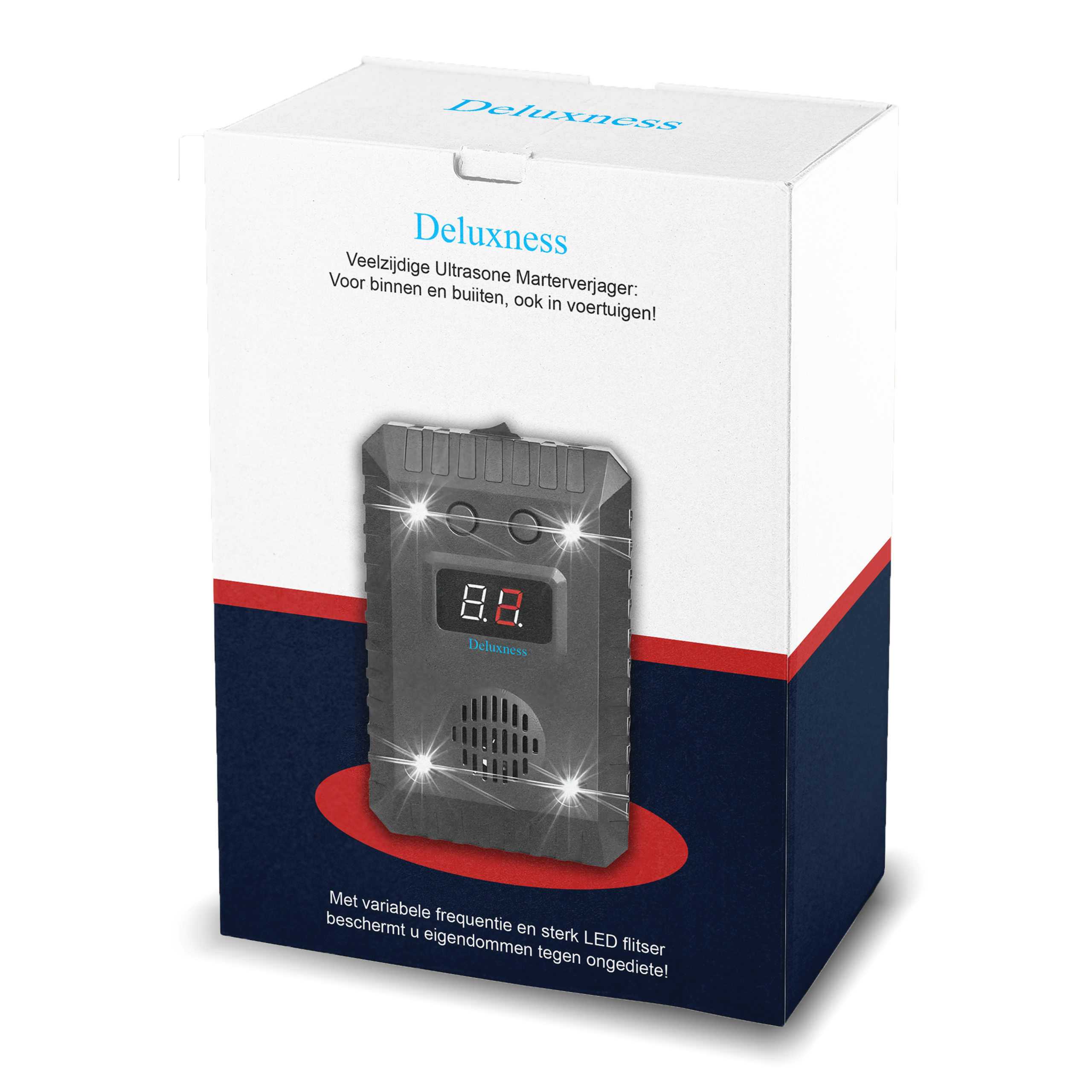 Deluxness®- Verjager - Marterverjager - Ultrasoon voor Auto - Ongedierte Verjager - Marters, Muizen & Ratten - Diervriendelijk - Werkt Op 12V Accu, Batterijen of Netstroom - Voor Binnen of in de Auto - Steenmarter verjager - 1 Stuk - Incl Batterijen - Afbeelding 11