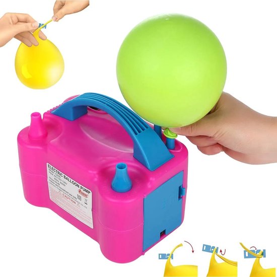 Elektrische Ballonnenpomp - Ballon Inflator Elektrische Luchtpomp - Ballonnen Blaasapparaat Pomp - Afbeelding 4