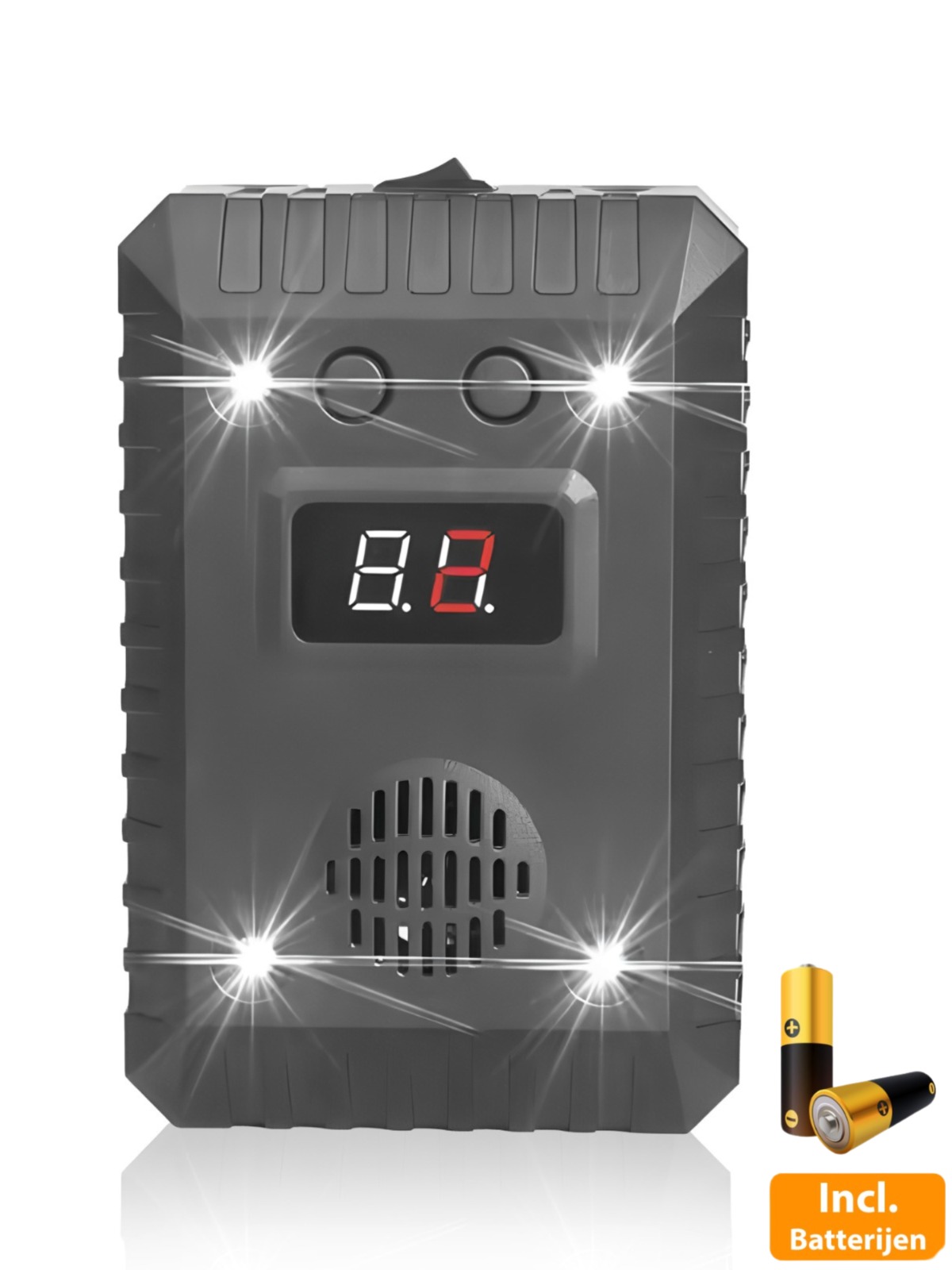 Deluxness®- Verjager - Marterverjager - Ultrasoon voor Auto - Ongedierte Verjager - Marters, Muizen & Ratten - Diervriendelijk - Werkt Op 12V Accu, Batterijen of Netstroom - Voor Binnen of in de Auto - Steenmarter verjager - 1 Stuk - Incl Batterijen